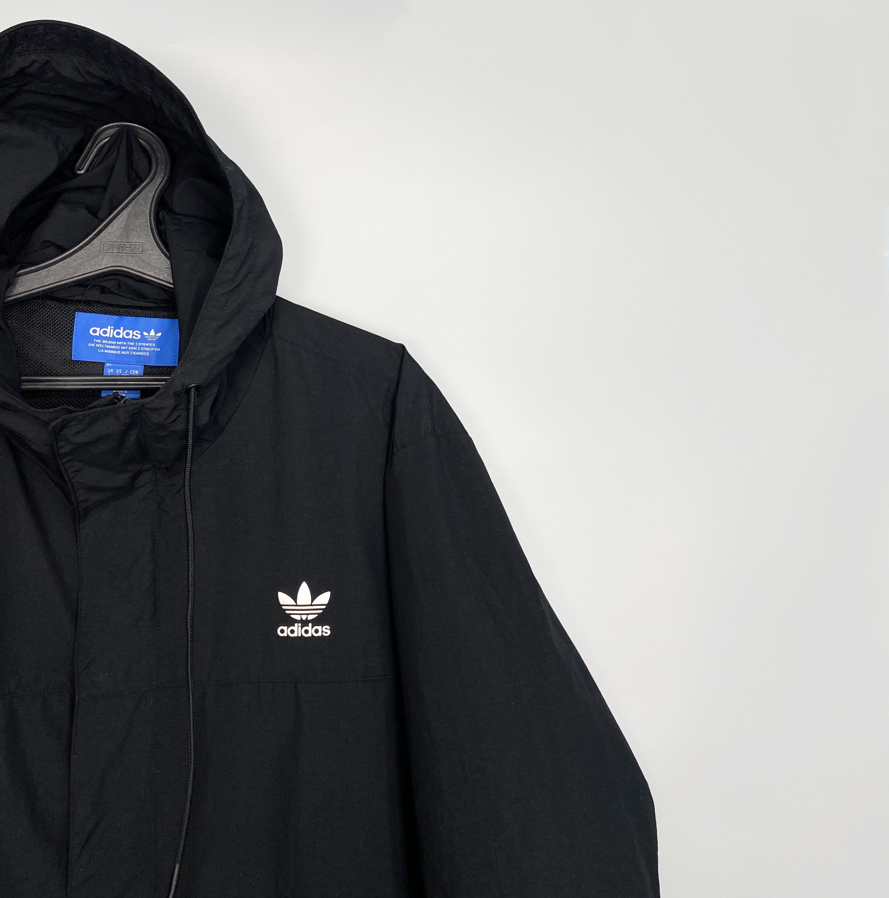 Adidas Adidas BLK/WVN Fishtail Black Parka Size US L / EU 52-54 / 3 - 6 Thumbnail