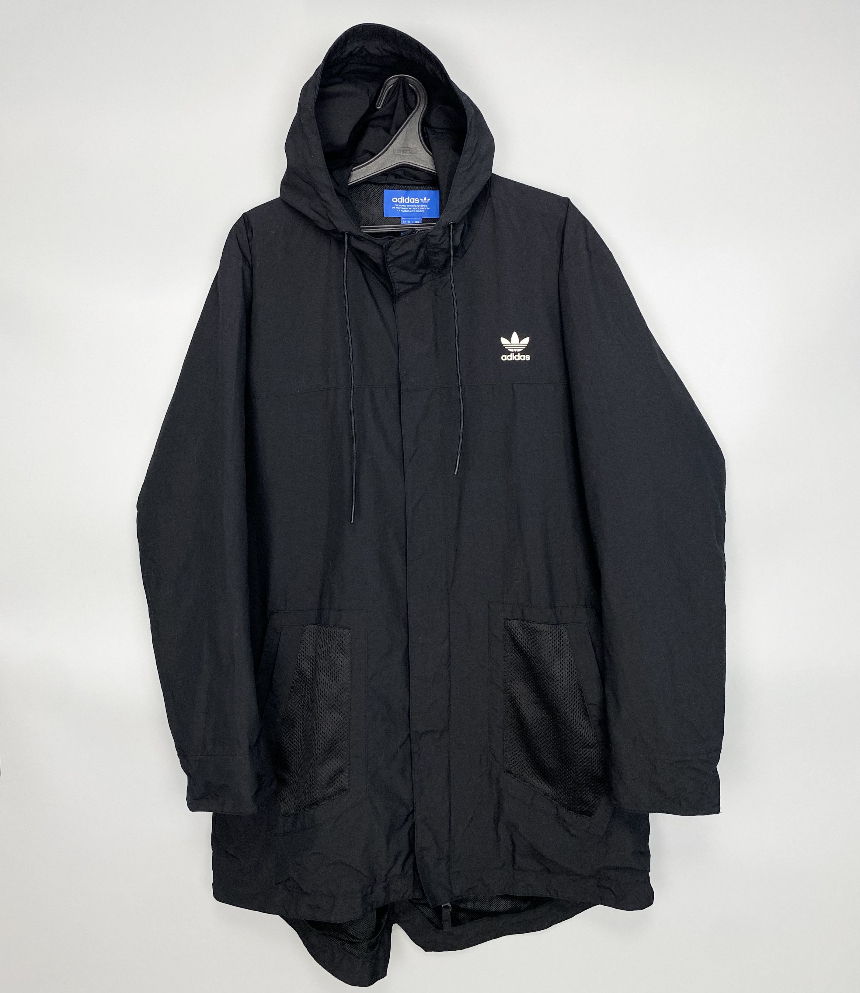 Adidas Adidas BLK/WVN Fishtail Black Parka Size US L / EU 52-54 / 3 - 4 Thumbnail