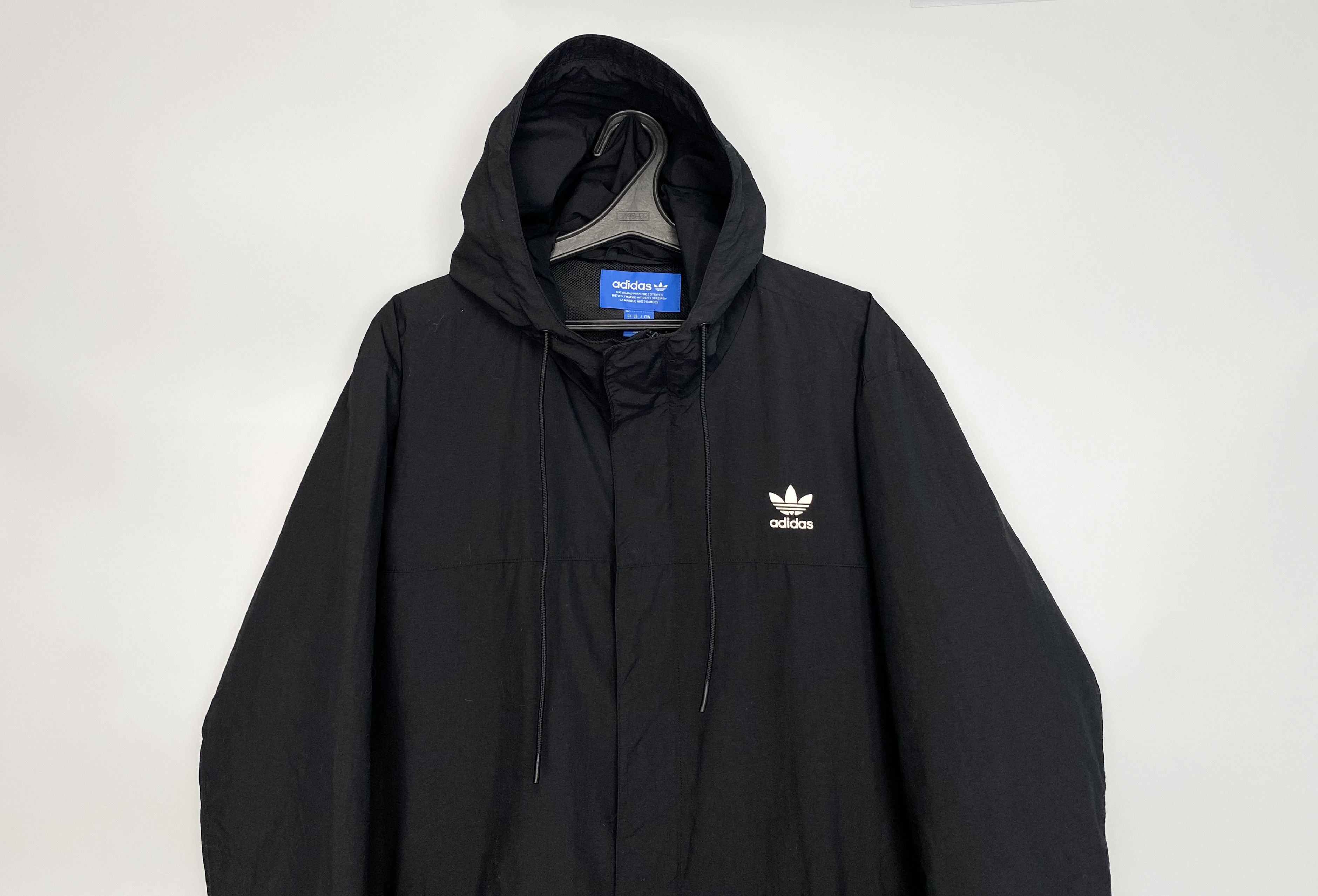 Adidas Adidas BLK/WVN Fishtail Black Parka Size US L / EU 52-54 / 3 - 5 Thumbnail