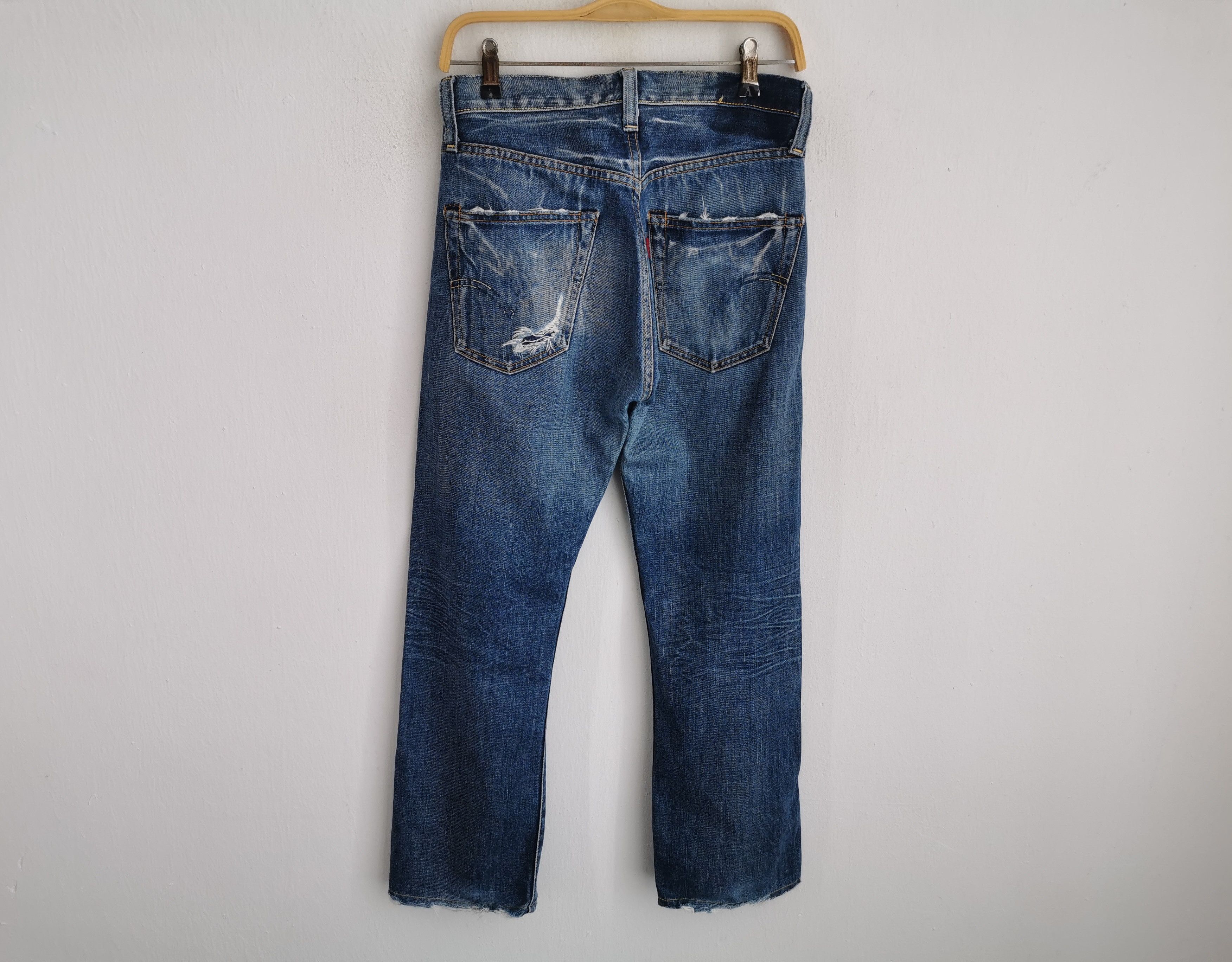 Levi's Distressed Vintage Levis 501 Selvedge Denim Made In Japan Size US 30 / EU 46 - 4 Thumbnail