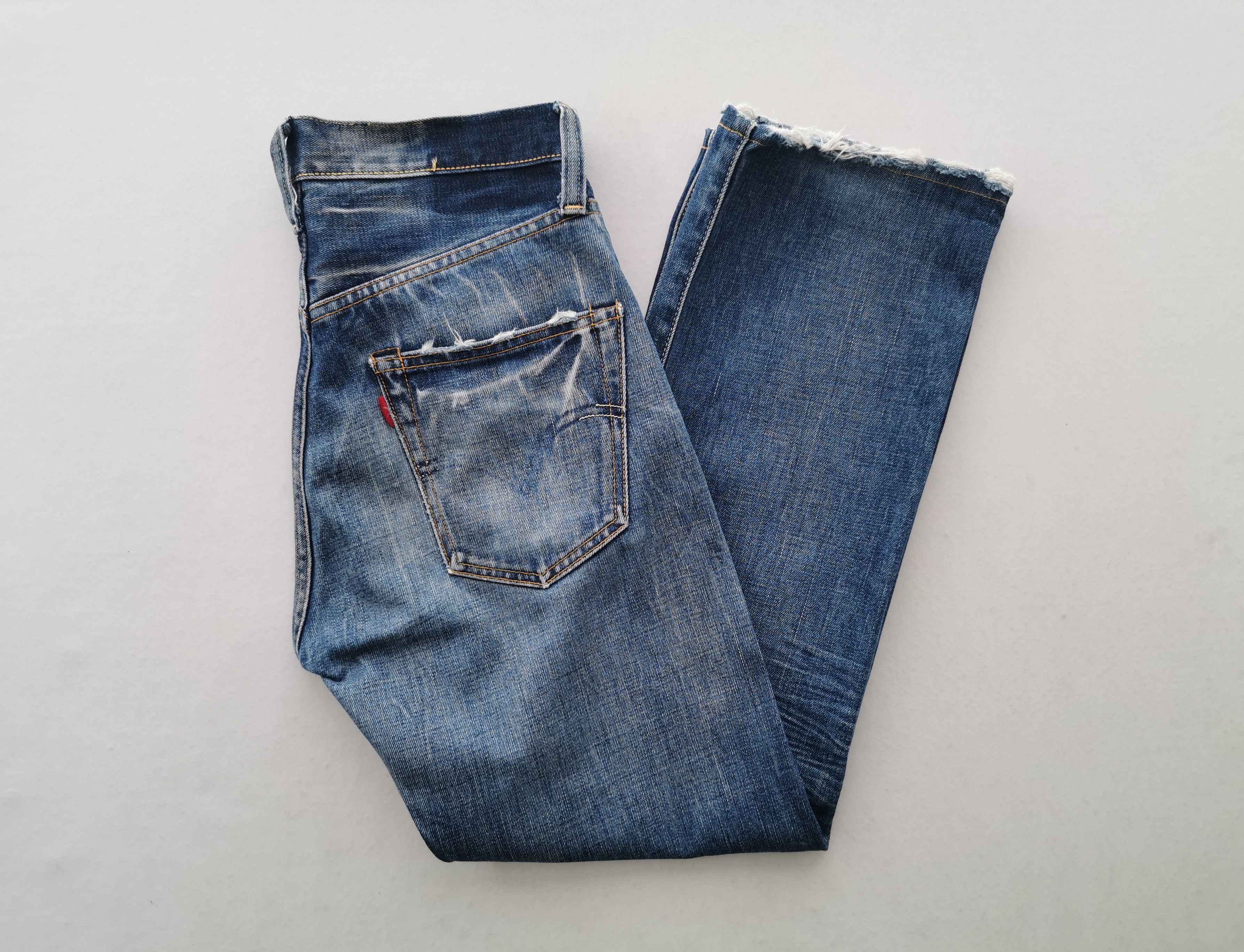 Levi's Distressed Vintage Levis 501 Selvedge Denim Made In Japan Size US 30 / EU 46 - 1 Thumbnail