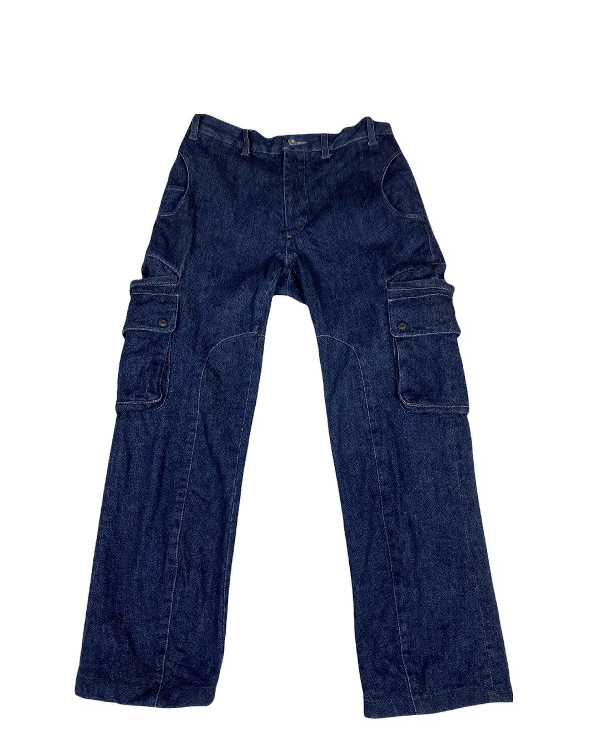 Japanese Brand Diffeducation Denim Cargo Pants S002