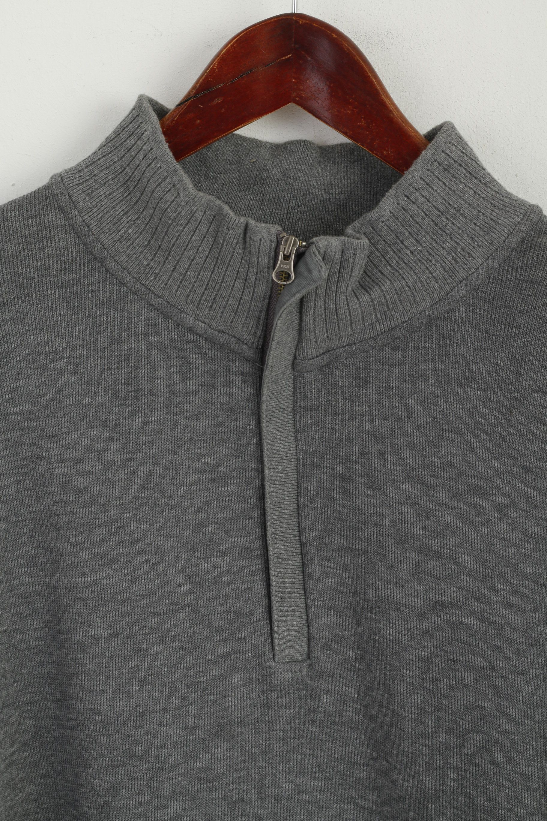 Cutter & Buck CUTTER & BUCK Men XL Jumper Grey Cotton 6563 Size US XL / EU 56 / 4 - 2 Thumbnail