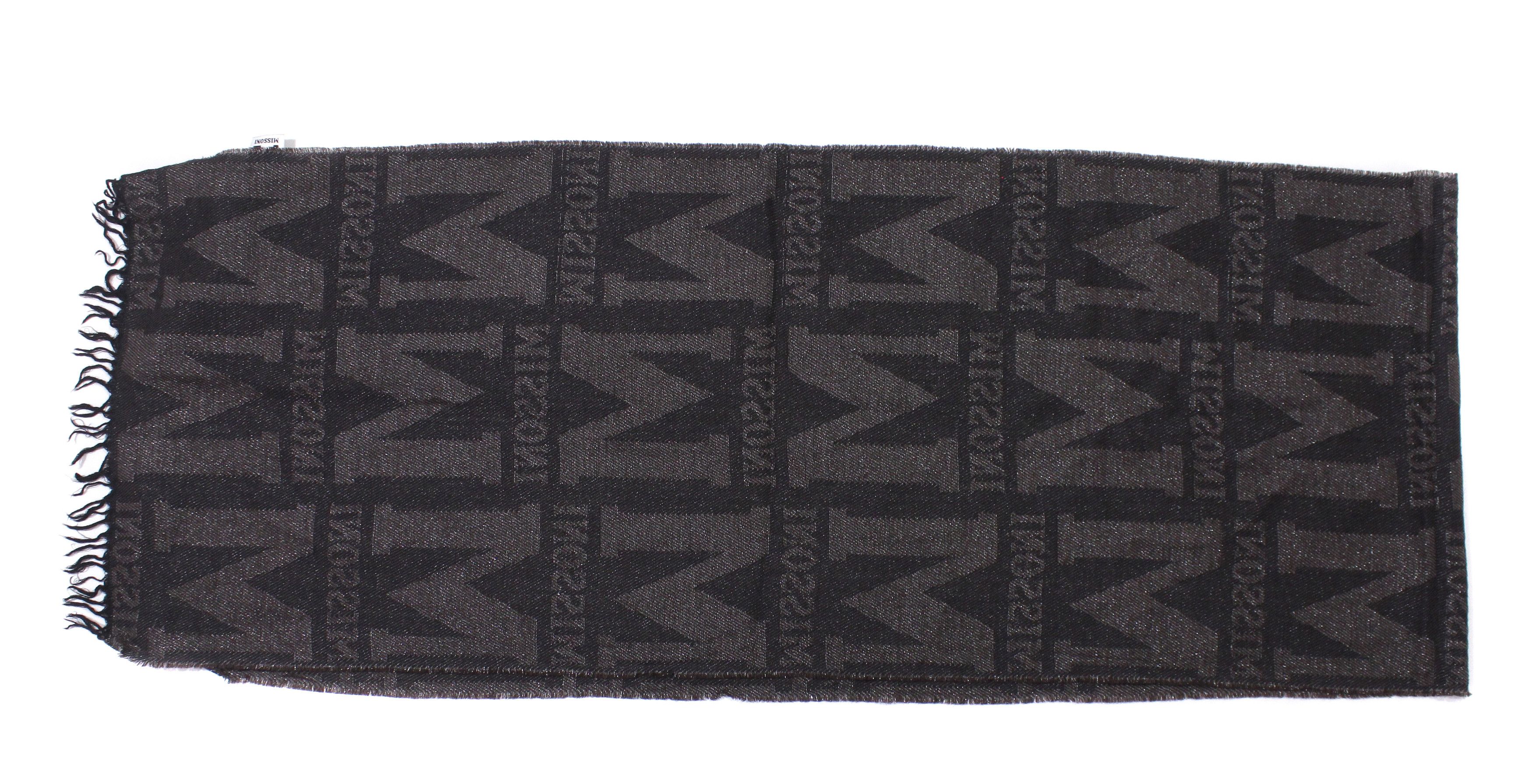 Missoni Monogram Wool Scarf Size ONE SIZE - 5 Thumbnail