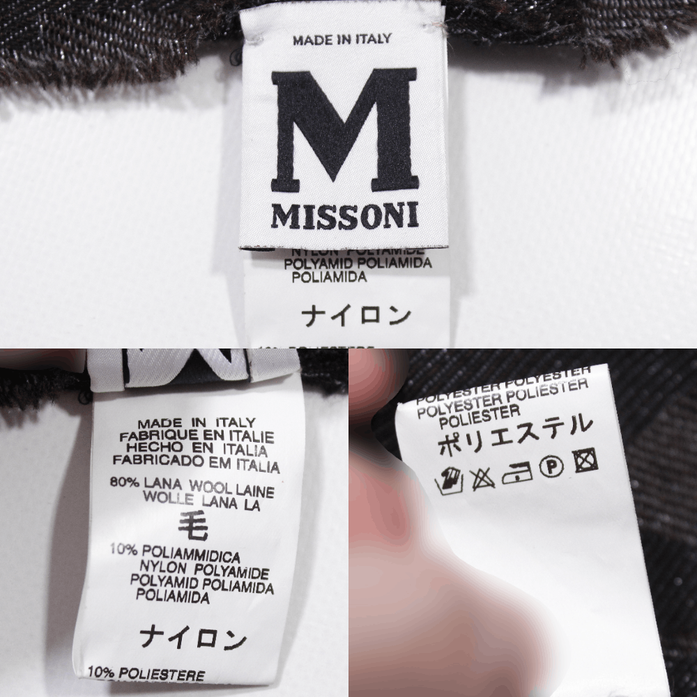 Missoni Monogram Wool Scarf Size ONE SIZE - 6 Thumbnail