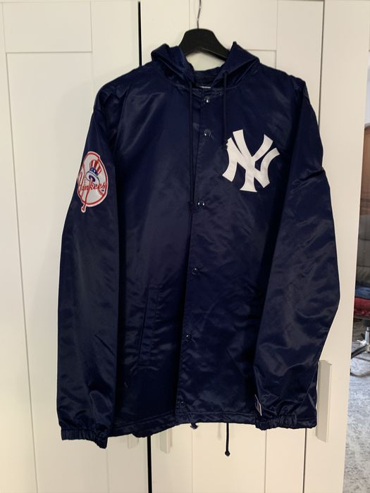 Supreme Supreme New York Yankees Satin Hooded Coaches Jacket | Grailed