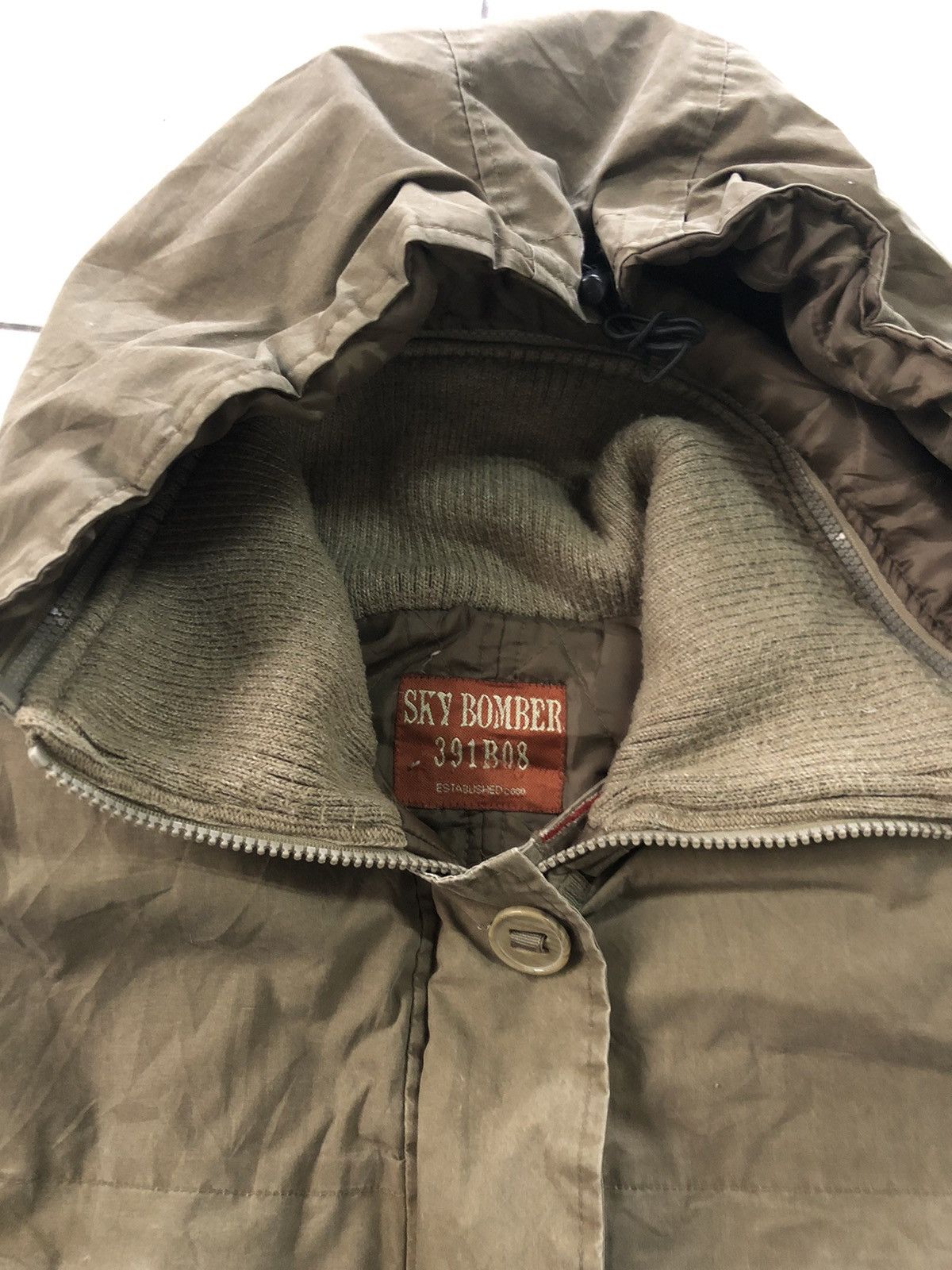Japanese Brand × Vintage 🔥Brand Sky Bomber Multy Pocket Jacket With Zipper Hoodies Size US M / EU 48-50 / 2 - 7 Thumbnail
