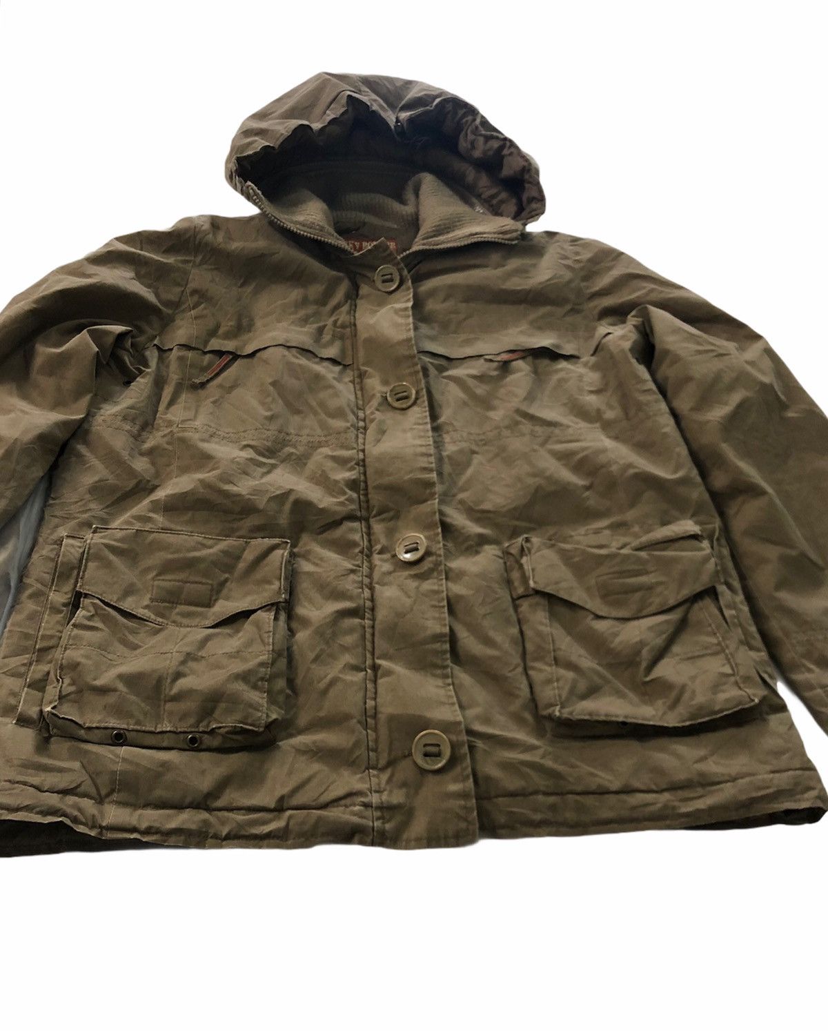 Japanese Brand × Vintage 🔥Brand Sky Bomber Multy Pocket Jacket With Zipper Hoodies Size US M / EU 48-50 / 2 - 5 Thumbnail