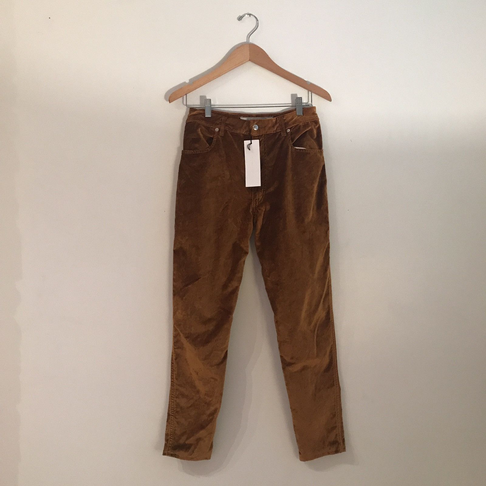 Eckhaus Latta Gold Velour Pants Size US 28 / EU 44 - 1 Thumbnail