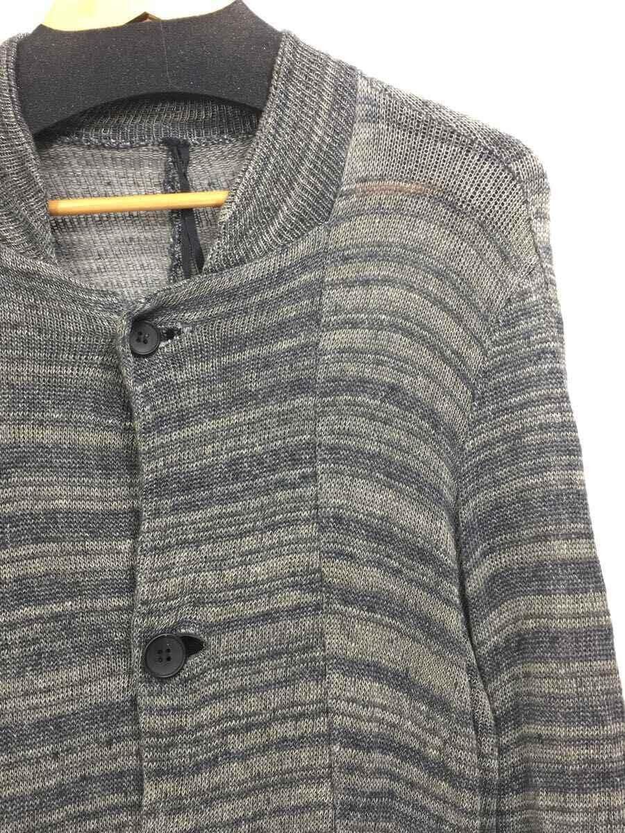 The Viridi-anne 100% Linen Cardigan JP 3 US M Irregular Striped Size US L / EU 52-54 / 3 - 5 Thumbnail