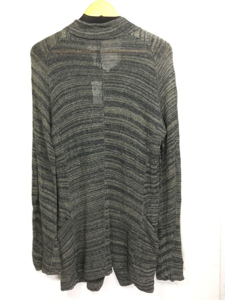 The Viridi-anne 100% Linen Cardigan JP 3 US M Irregular Striped Size US L / EU 52-54 / 3 - 4 Thumbnail