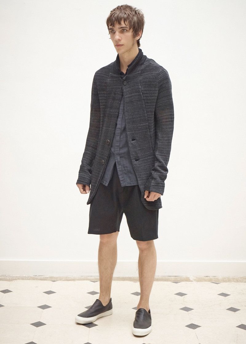The Viridi-anne 100% Linen Cardigan JP 3 US M Irregular Striped Size US L / EU 52-54 / 3 - 1 Thumbnail
