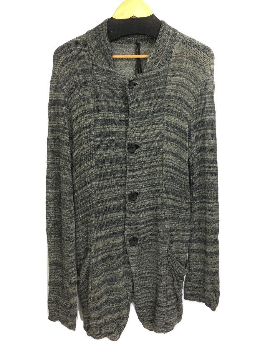 The Viridi-anne 100% Linen Cardigan JP 3 US M Irregular Striped Size US L / EU 52-54 / 3 - 3 Thumbnail