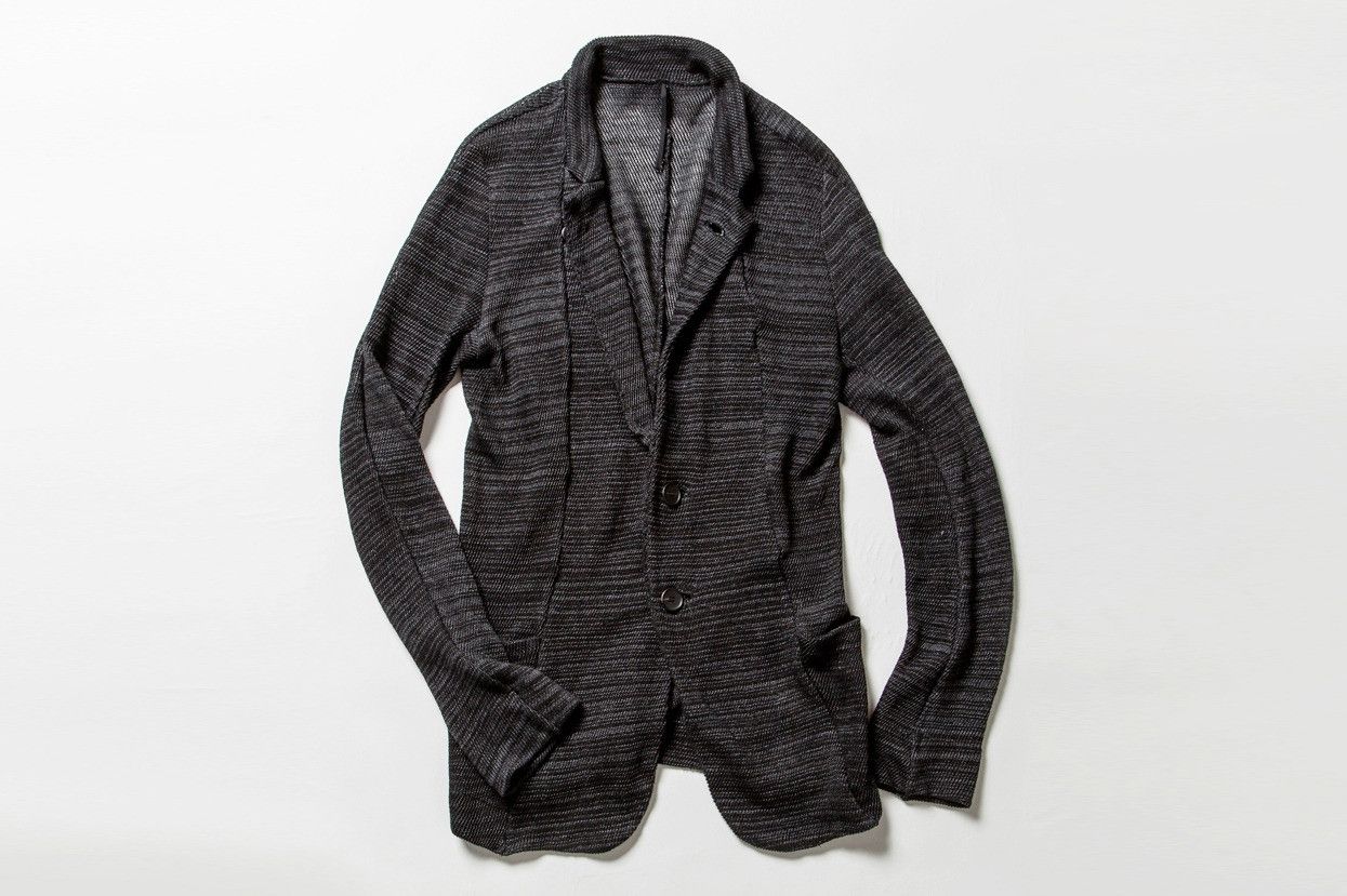 The Viridi-anne 100% Linen Cardigan JP 3 US M Irregular Striped Size US L / EU 52-54 / 3 - 11 Thumbnail