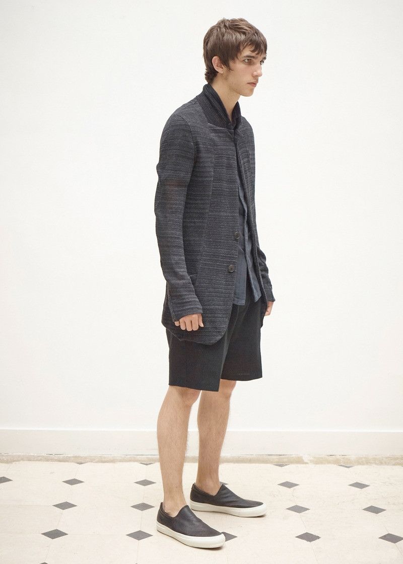 The Viridi-anne 100% Linen Cardigan JP 3 US M Irregular Striped Size US L / EU 52-54 / 3 - 2 Thumbnail
