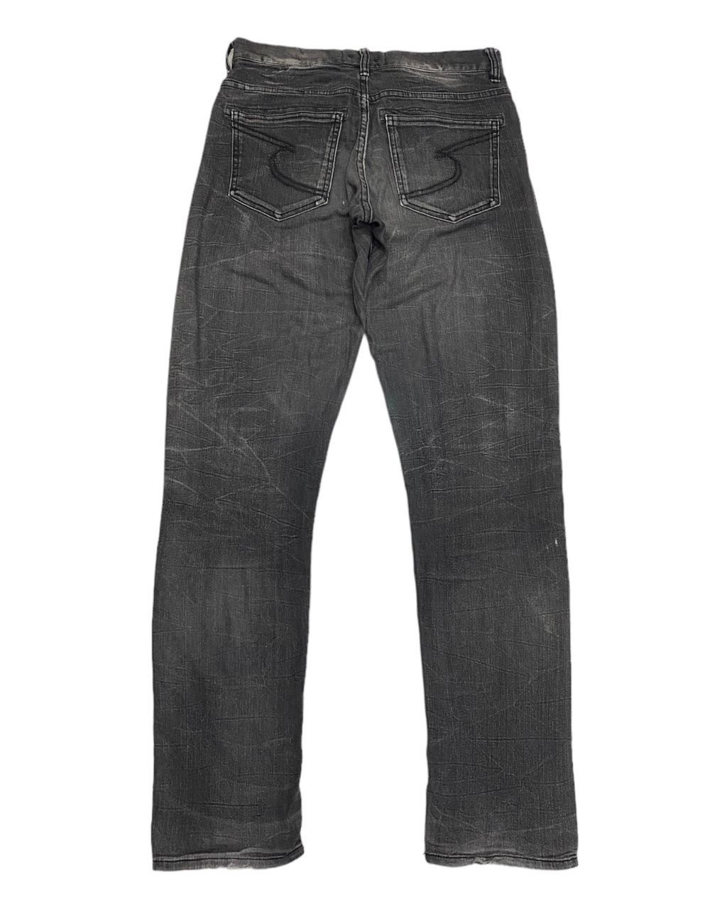 Hysteric Glamour THRASHED💥SEMANTIC DESIGN JAPAN RIPPED DENIM JEANS PANTS Size US 30 / EU 46 - 2 Thumbnail