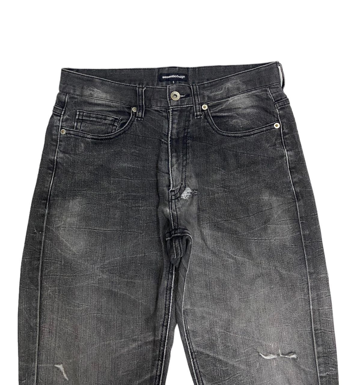 Hysteric Glamour THRASHED💥SEMANTIC DESIGN JAPAN RIPPED DENIM JEANS PANTS Size US 30 / EU 46 - 8 Thumbnail