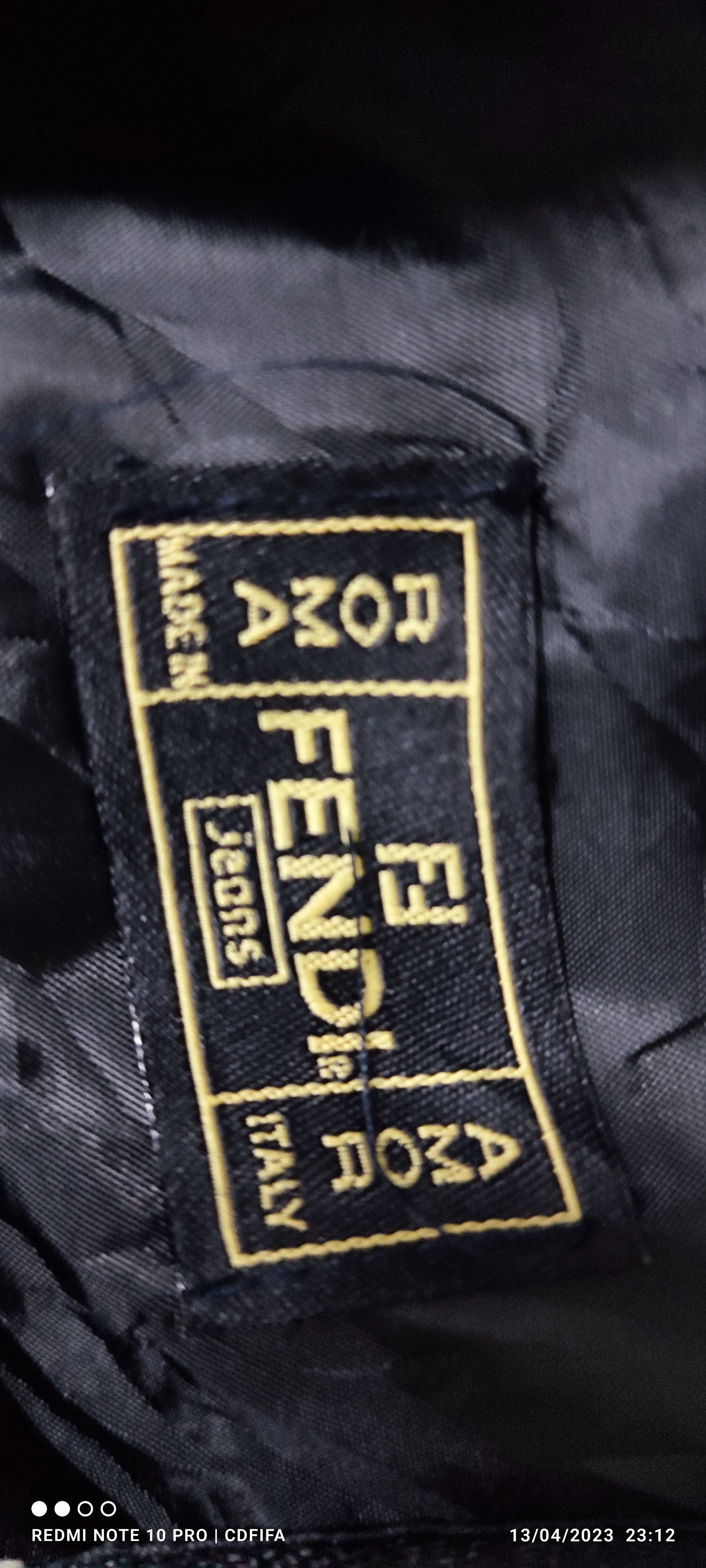 Fendi Fendi Jeans Spell Out Windbreaker Jacket Size US XL / EU 56 / 4 - 5 Thumbnail