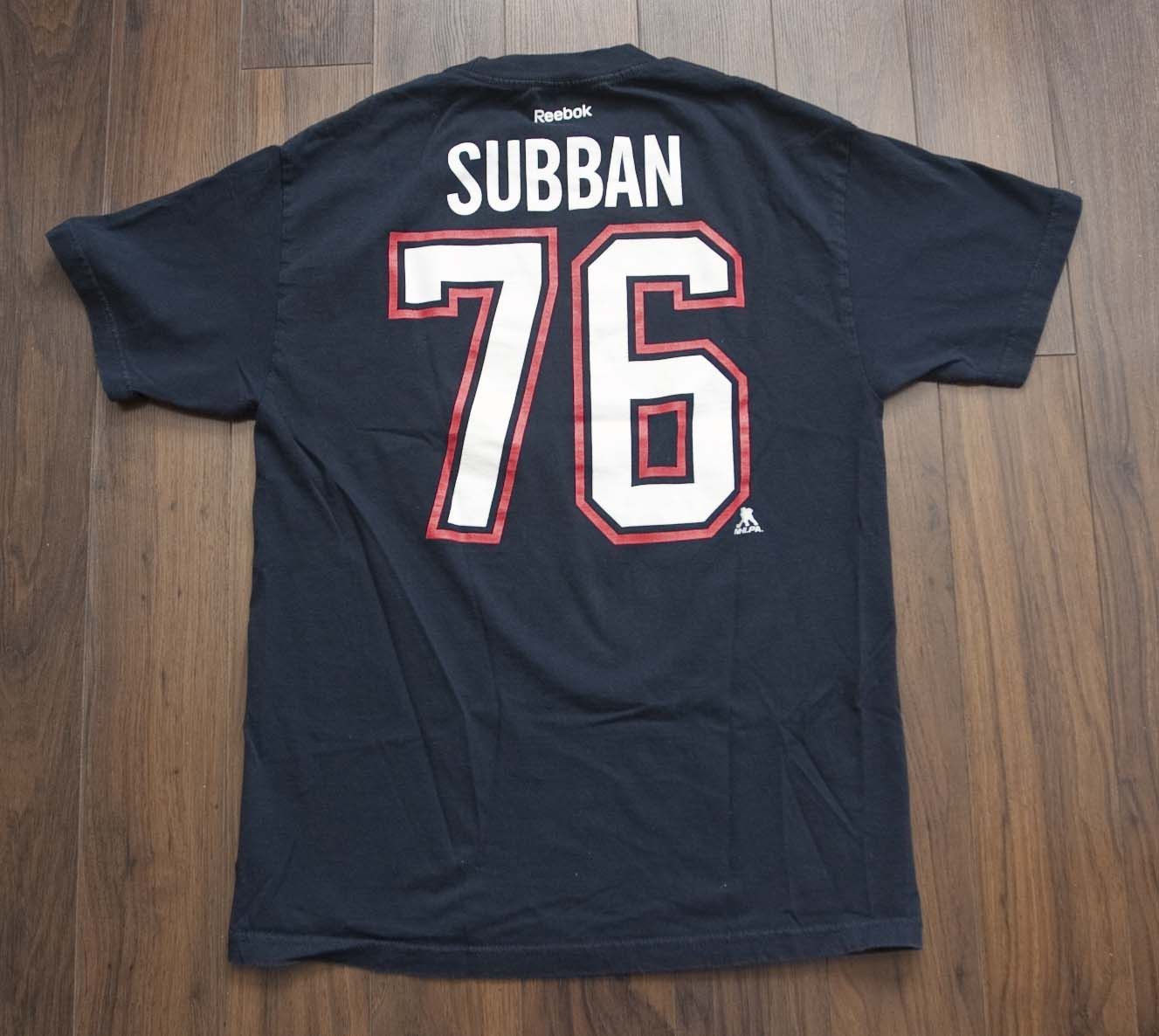 NHL × Reebok PK Subban Montreal Canadiens Reebok T Shirt Size L Size US L / EU 52-54 / 3 - 1 Thumbnail