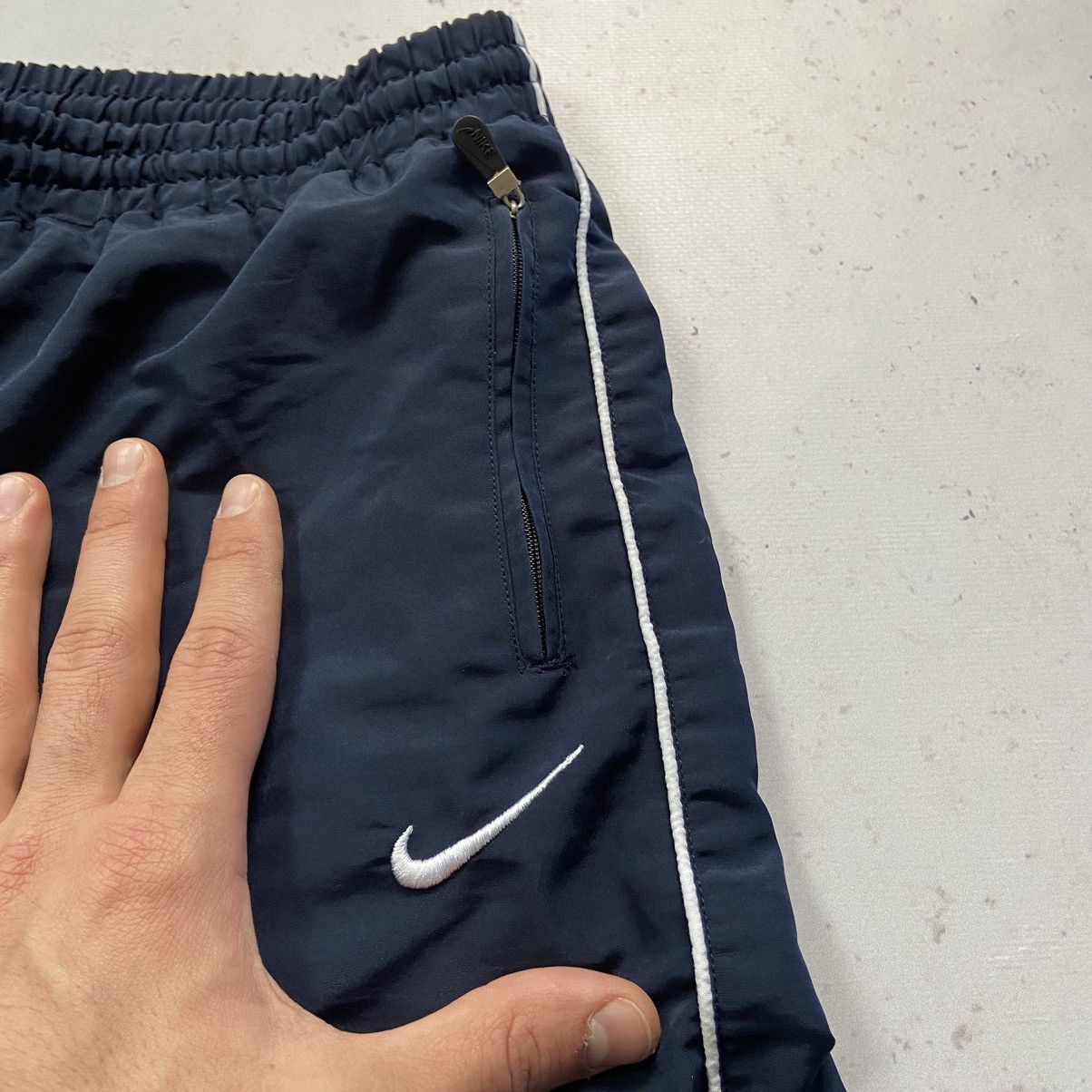 Nike Nike Track Vintage Pants Drill Y2K Swoosh Nylon Joggers Logo Size US 30 / EU 46 - 9 Thumbnail
