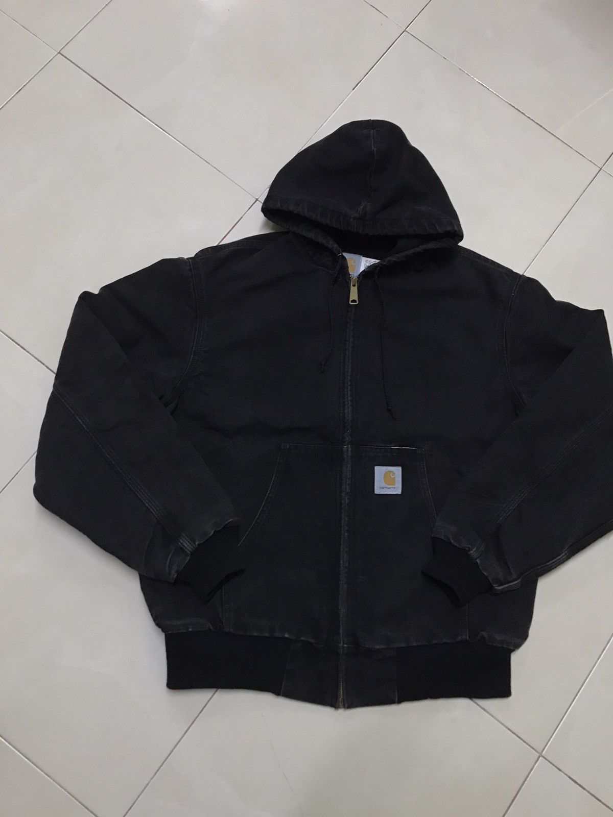 Carhartt DELETE TODAY!!!VINTAGE CARHARTT HEAVY COTTON ZIPPER HOODIE Size US L / EU 52-54 / 3 - 3 Thumbnail