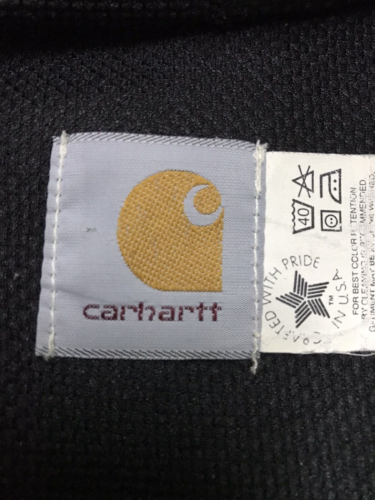 Carhartt DELETE TODAY!!!VINTAGE CARHARTT HEAVY COTTON ZIPPER HOODIE Size US L / EU 52-54 / 3 - 7 Thumbnail