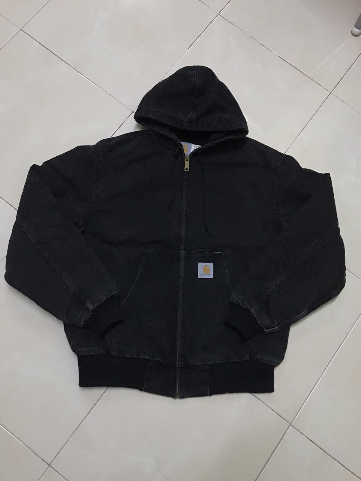 Carhartt DELETE TODAY!!!VINTAGE CARHARTT HEAVY COTTON ZIPPER HOODIE Size US L / EU 52-54 / 3 - 1 Thumbnail