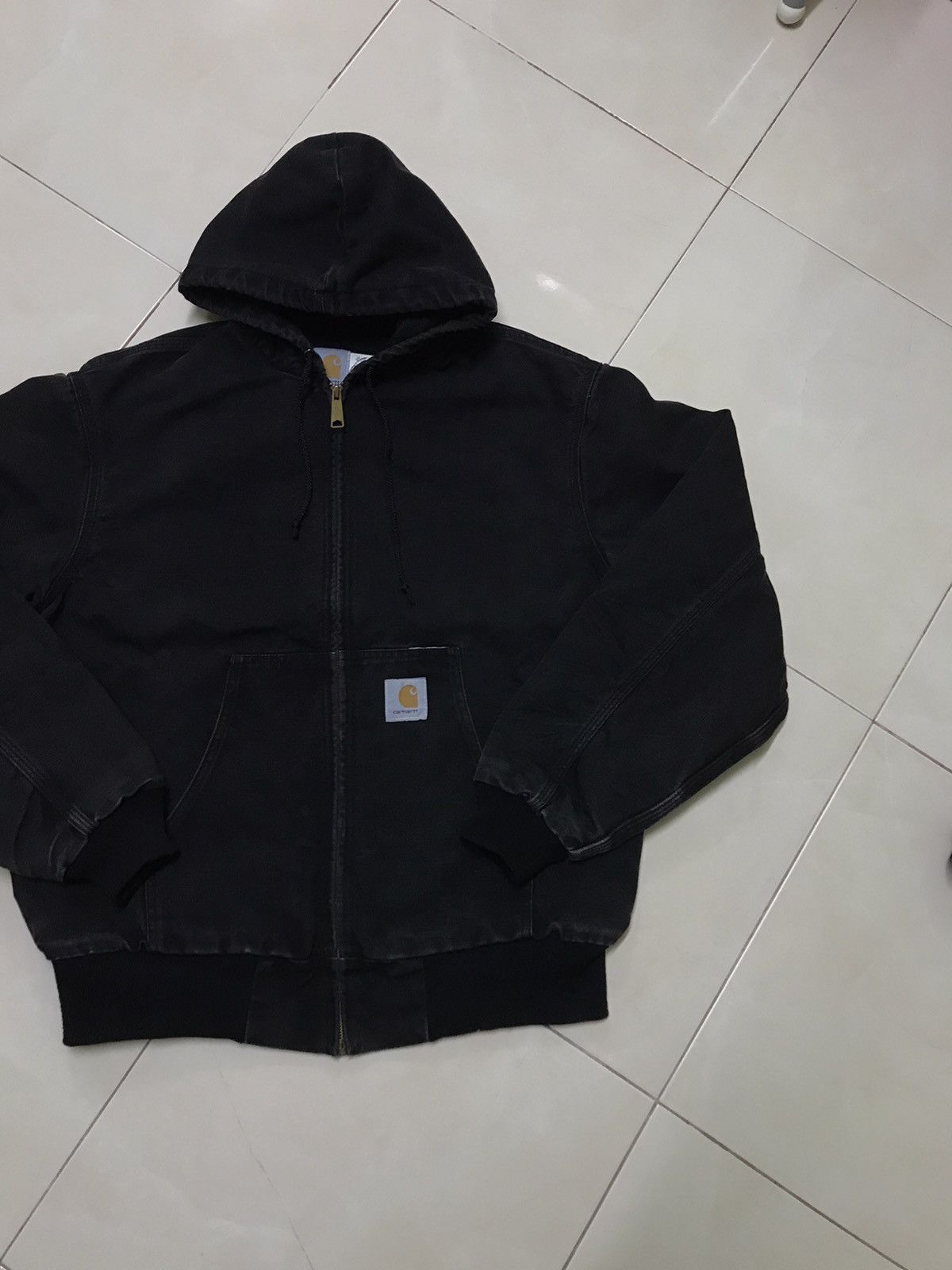 Carhartt DELETE TODAY!!!VINTAGE CARHARTT HEAVY COTTON ZIPPER HOODIE Size US L / EU 52-54 / 3 - 4 Thumbnail