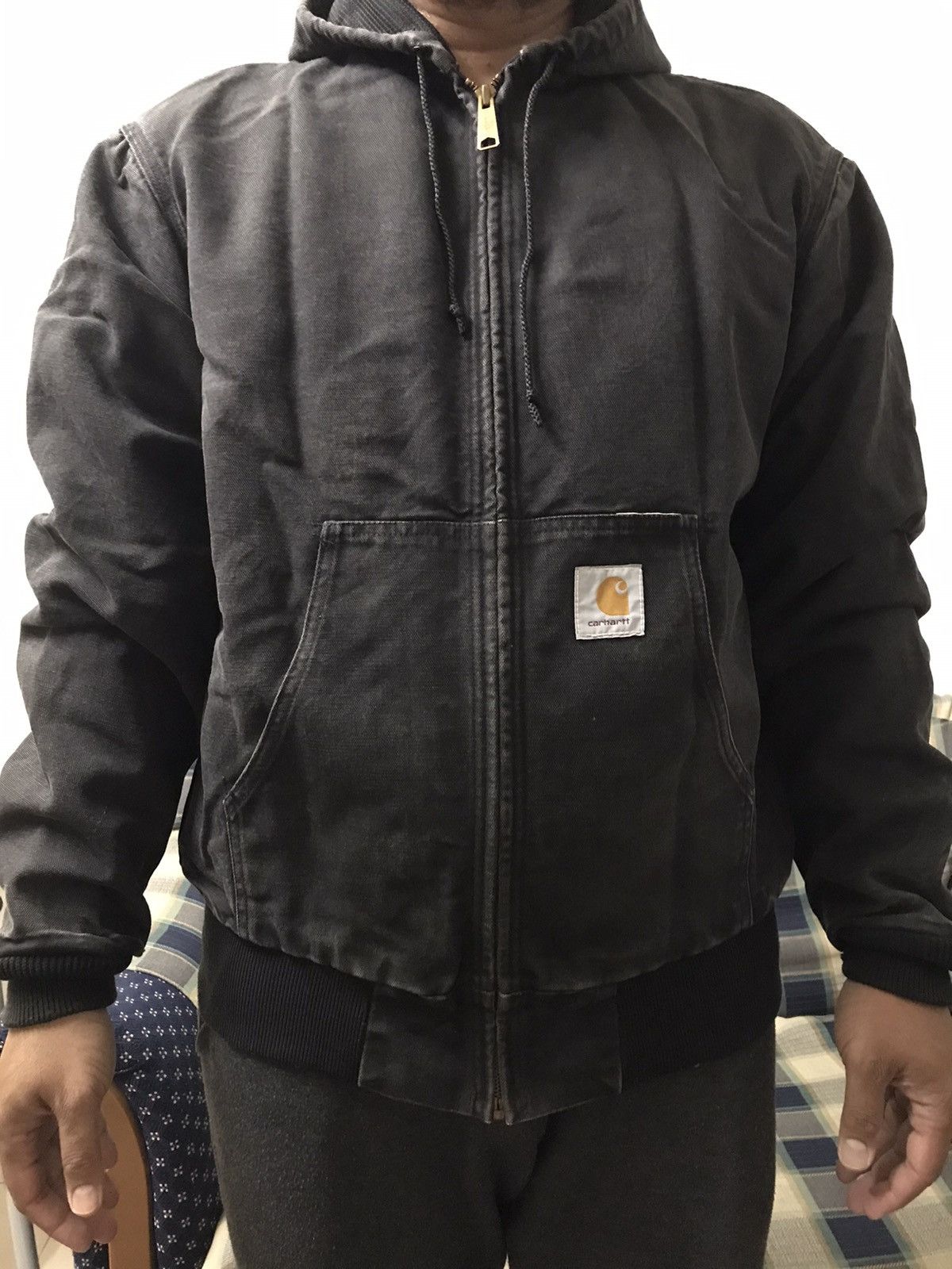 Carhartt DELETE TODAY!!!VINTAGE CARHARTT HEAVY COTTON ZIPPER HOODIE Size US L / EU 52-54 / 3 - 18 Thumbnail
