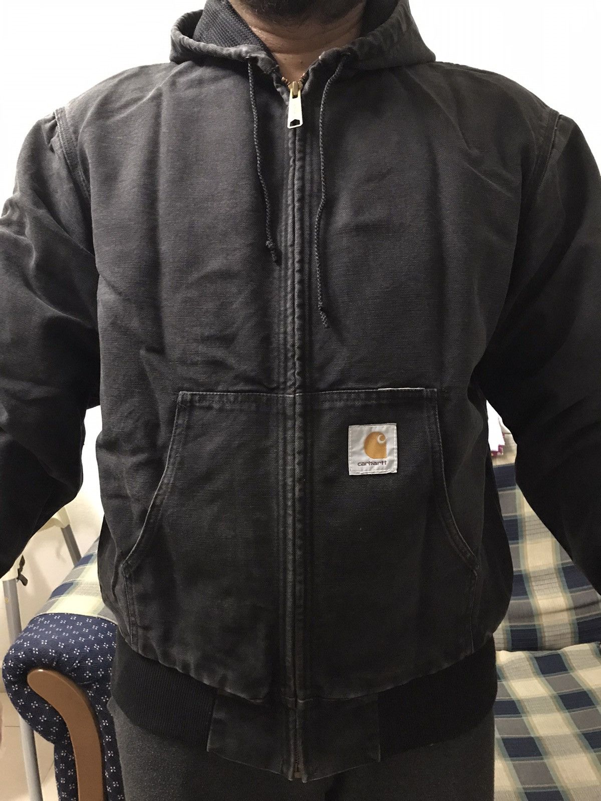 Carhartt DELETE TODAY!!!VINTAGE CARHARTT HEAVY COTTON ZIPPER HOODIE Size US L / EU 52-54 / 3 - 19 Thumbnail