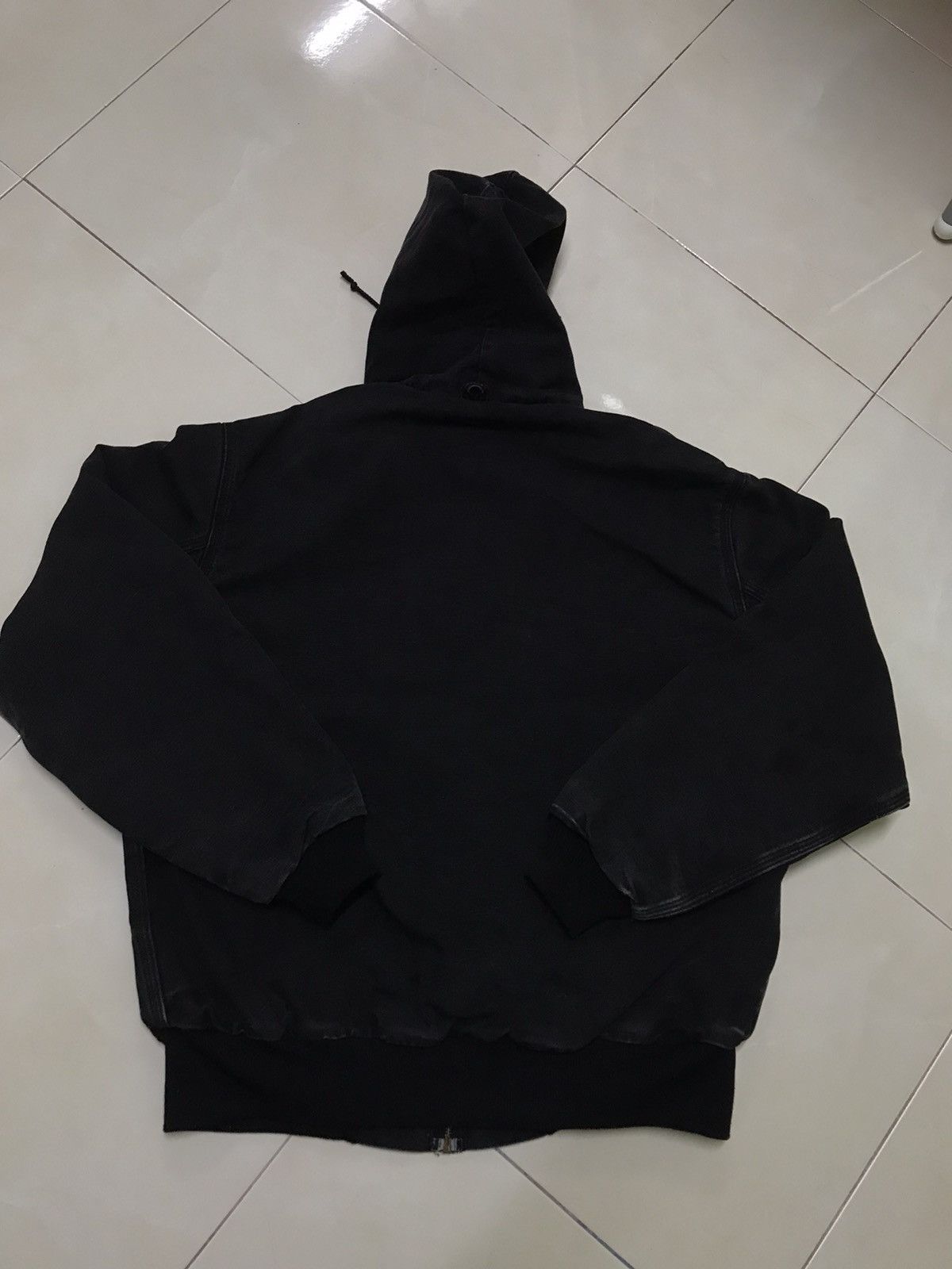 Carhartt DELETE TODAY!!!VINTAGE CARHARTT HEAVY COTTON ZIPPER HOODIE Size US L / EU 52-54 / 3 - 2 Thumbnail