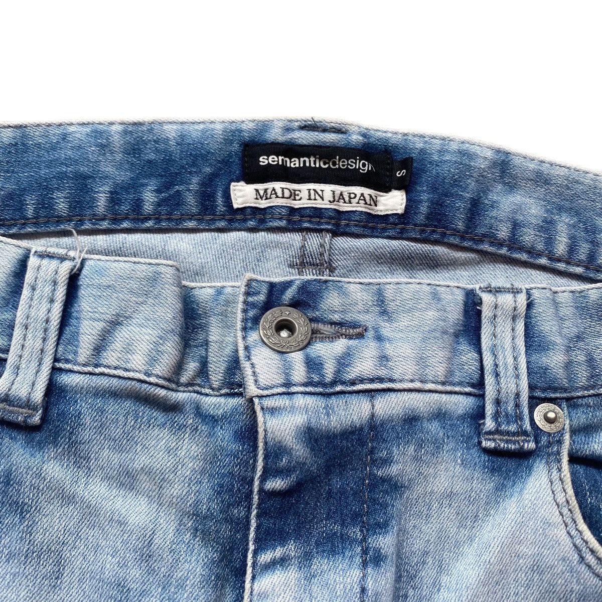 semanticdesign Semantic Design stacked stretchable skinny jeans Size US 31 - 8 Thumbnail