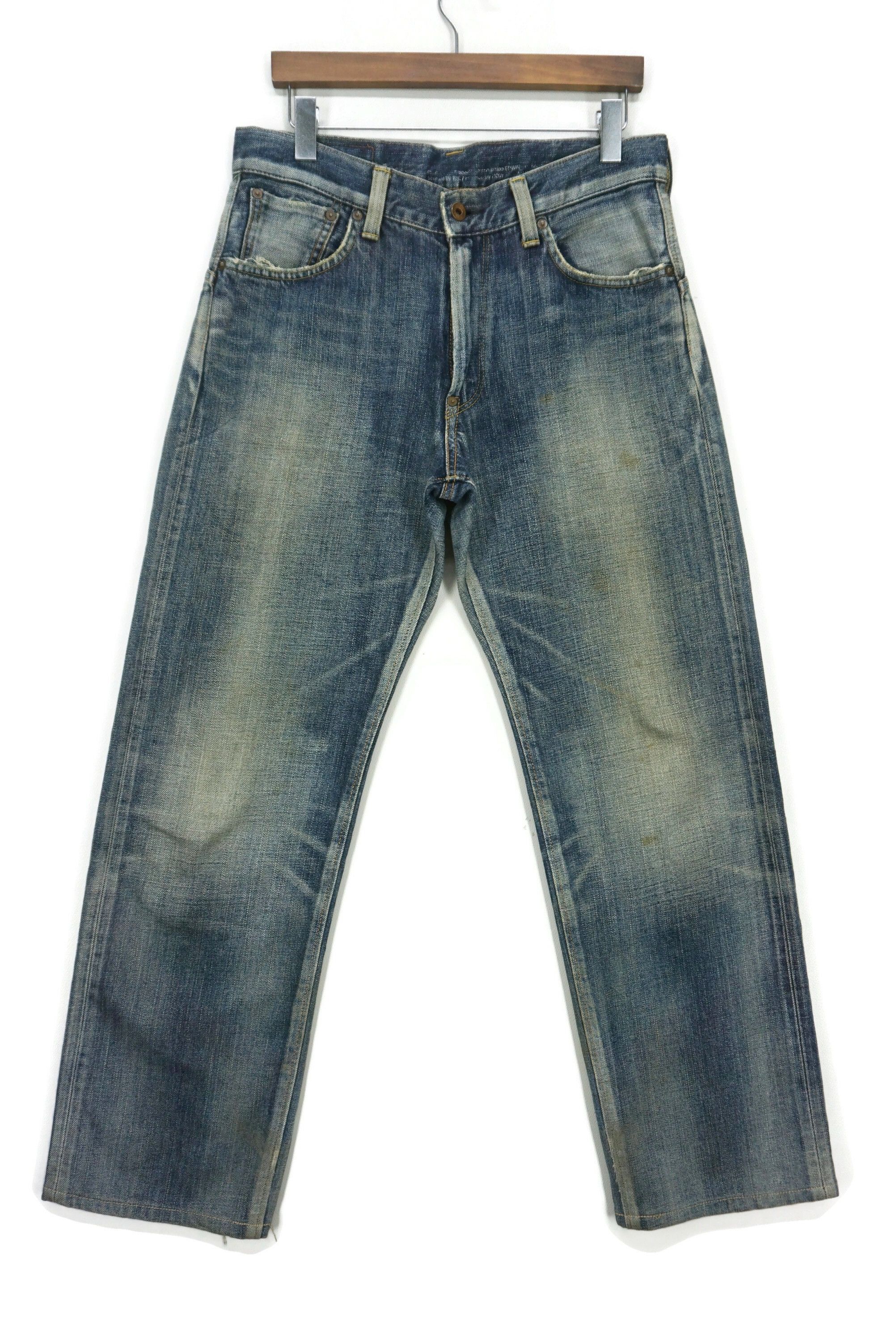 Selvedge 14 oz Jeans traight Leg Relaxed Fit Japan Made