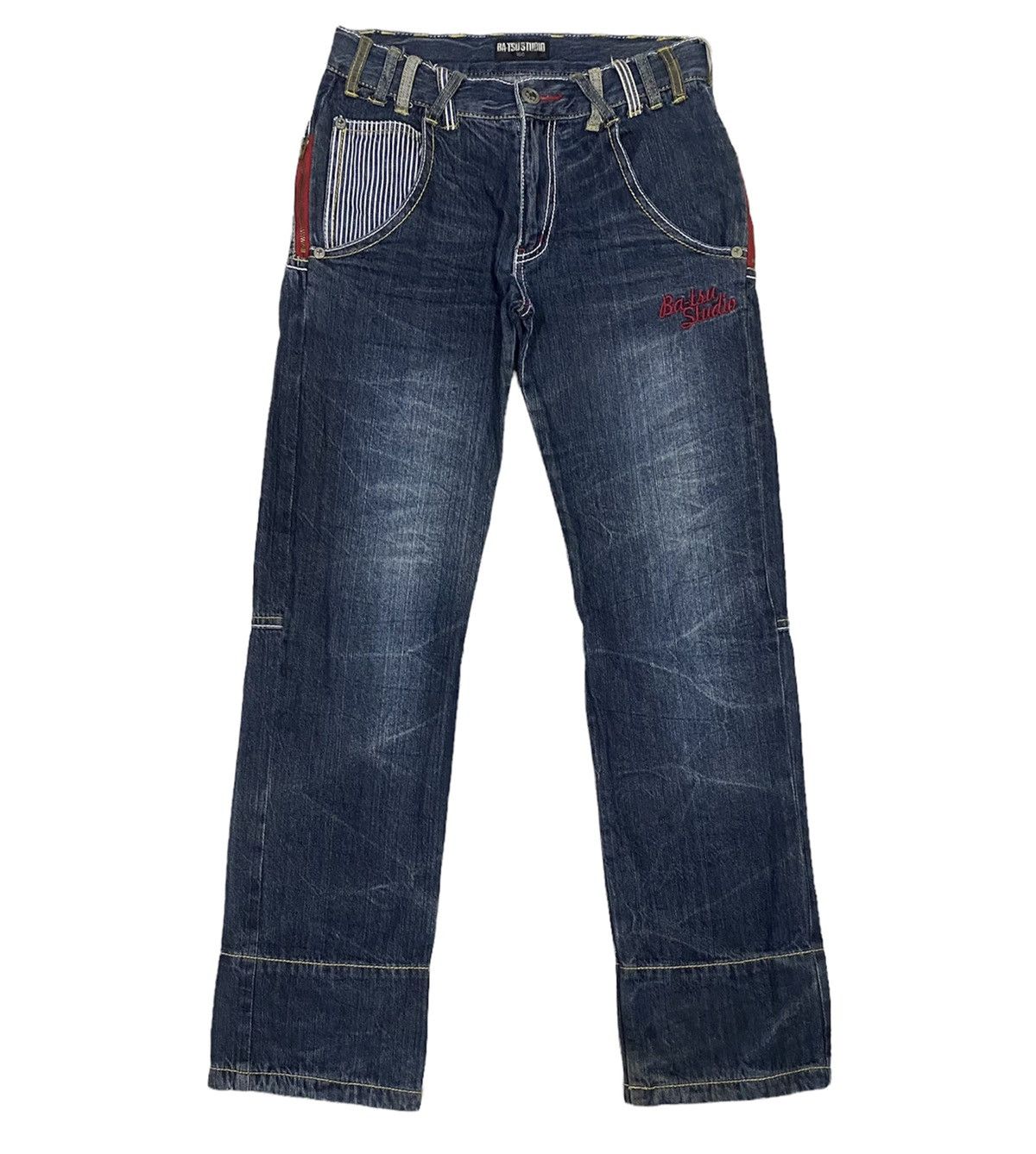 Japanese Brand BA-TSU STUDIO Denim Jeans x Skulls x Very Rare Size US 30 / EU 46 - 3 Thumbnail