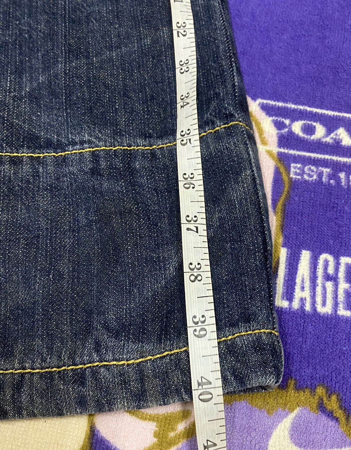 Japanese Brand BA-TSU STUDIO Denim Jeans x Skulls x Very Rare Size US 30 / EU 46 - 18 Thumbnail