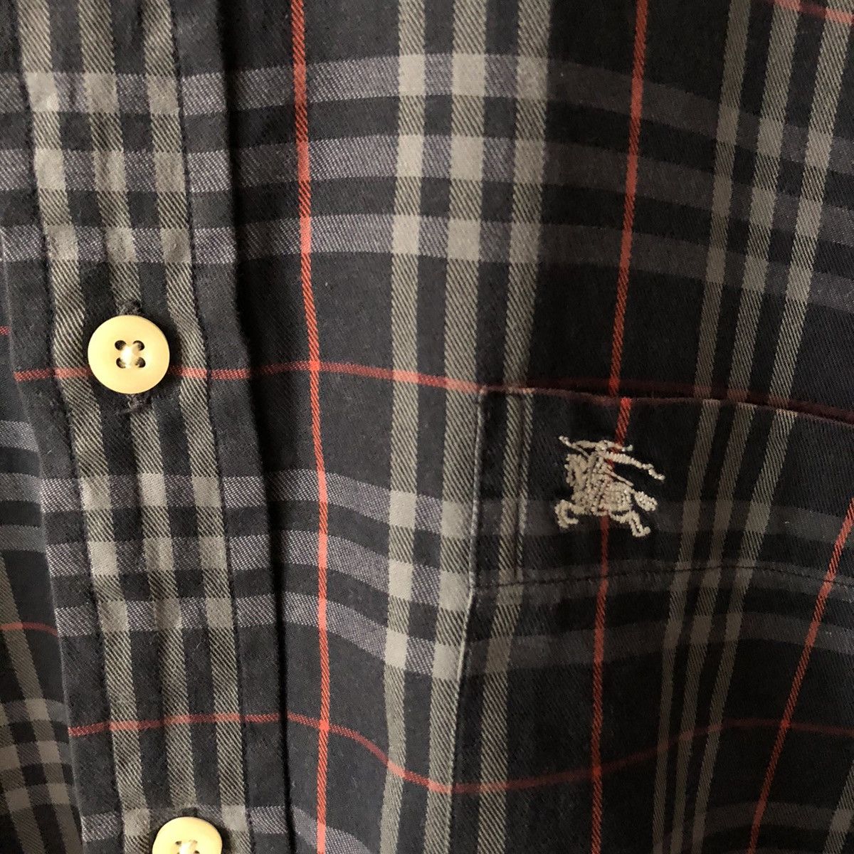 Burberry × Vintage Vintage Burberry Shirt Rare Size XL Size US XL / EU 56 / 4 - 4 Thumbnail