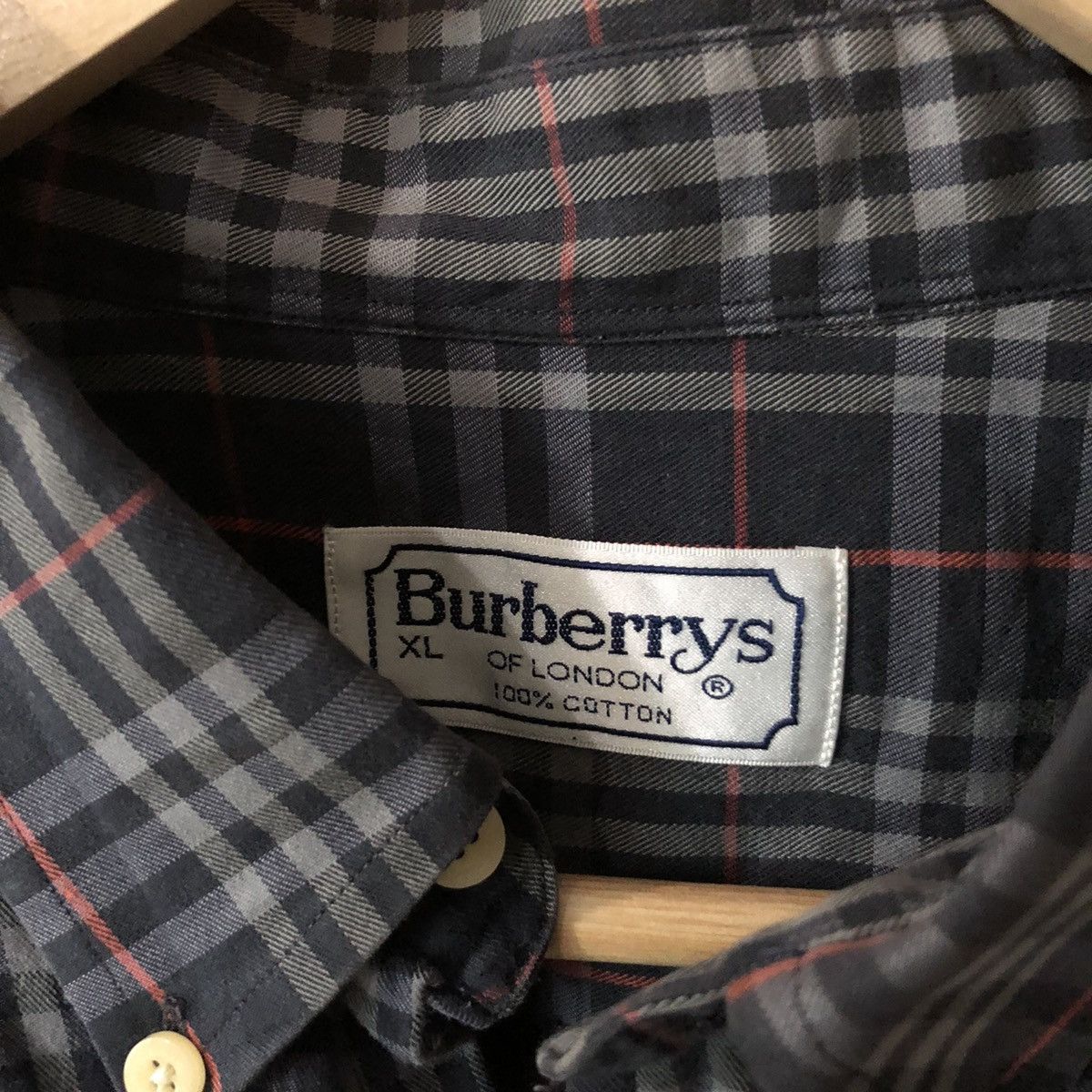 Burberry × Vintage Vintage Burberry Shirt Rare Size XL Size US XL / EU 56 / 4 - 3 Thumbnail