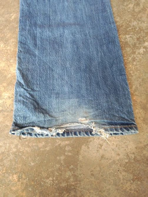 Levi's Vintage Levi's 501 Straight Leg Distressed Jeans 36x34 Size US 36 / EU 52 - 3 Thumbnail