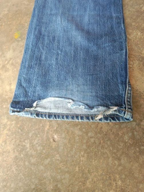 Levi's Vintage Levi's 501 Straight Leg Distressed Jeans 36x34 Size US 36 / EU 52 - 4 Thumbnail