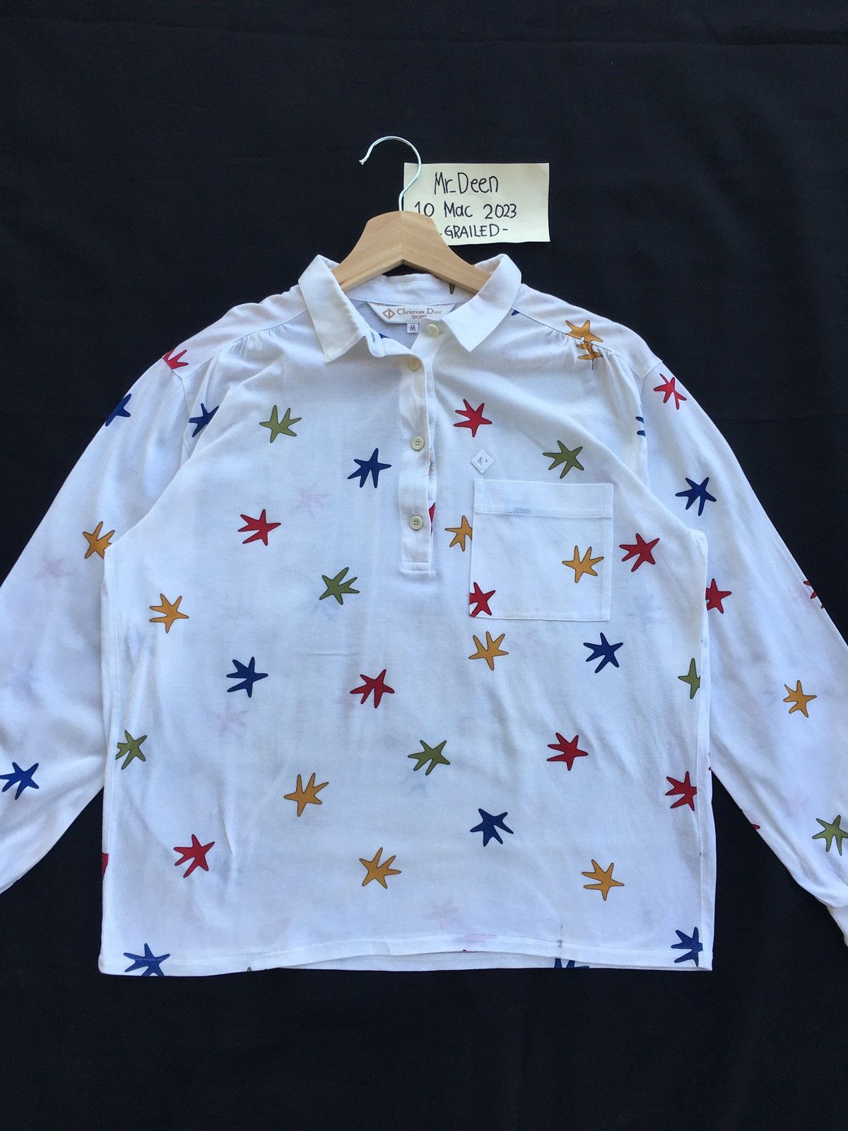 Christian Dior Monsieur Rare Vintage Christian Dior Sports Polo Shirt Size US M / EU 48-50 / 2 - 6 Thumbnail