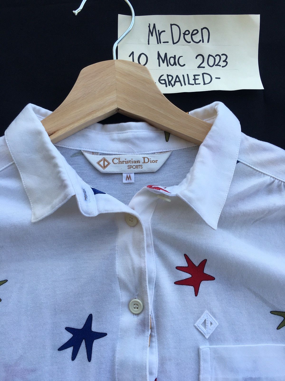 Christian Dior Monsieur Rare Vintage Christian Dior Sports Polo Shirt Size US M / EU 48-50 / 2 - 8 Thumbnail