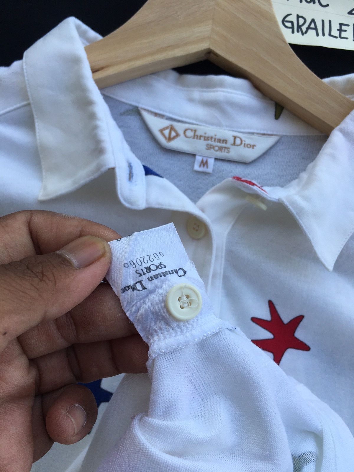 Christian Dior Monsieur Rare Vintage Christian Dior Sports Polo Shirt Size US M / EU 48-50 / 2 - 12 Thumbnail
