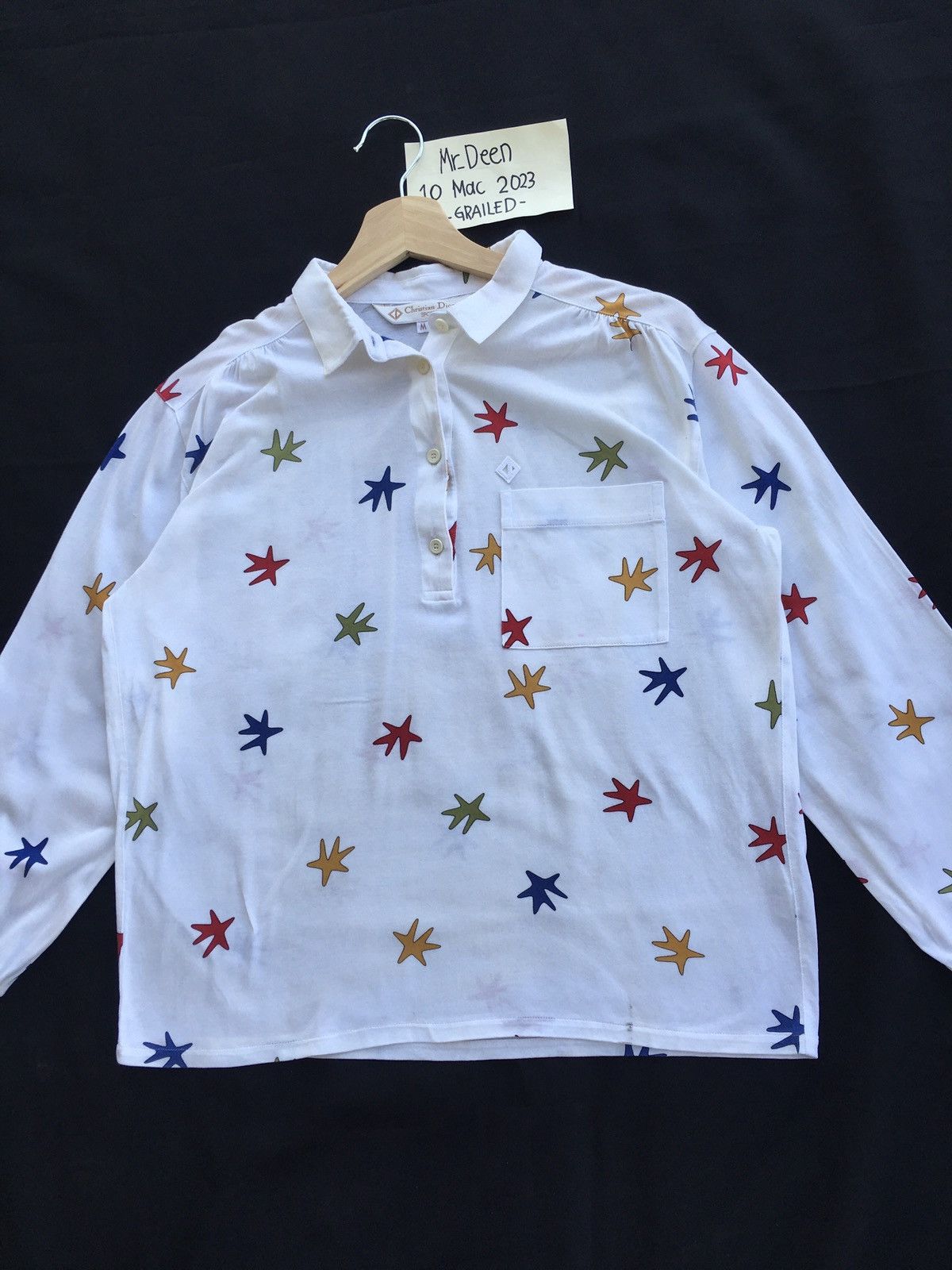 Christian Dior Monsieur Rare Vintage Christian Dior Sports Polo Shirt Size US M / EU 48-50 / 2 - 4 Thumbnail