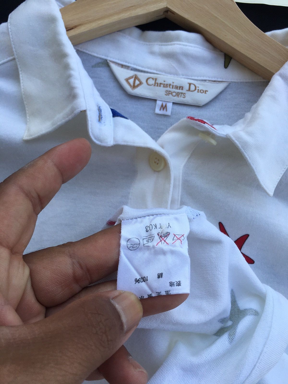Christian Dior Monsieur Rare Vintage Christian Dior Sports Polo Shirt Size US M / EU 48-50 / 2 - 13 Thumbnail