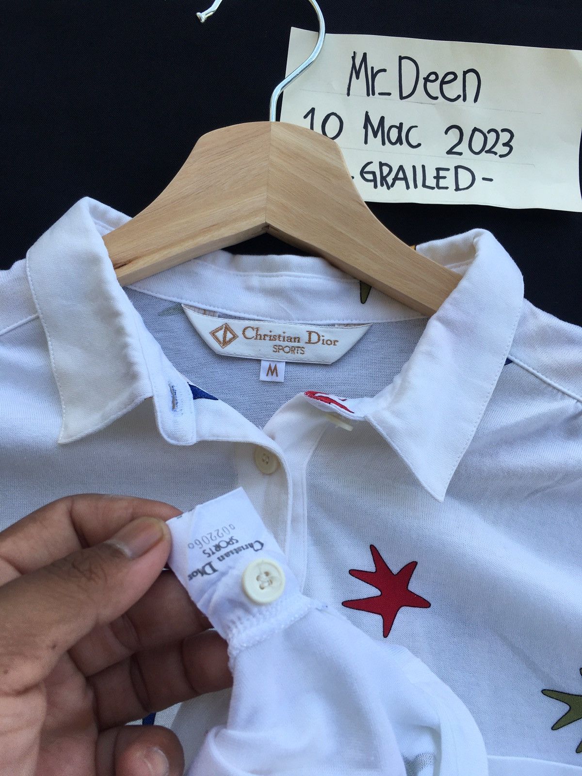 Christian Dior Monsieur Rare Vintage Christian Dior Sports Polo Shirt Size US M / EU 48-50 / 2 - 11 Thumbnail