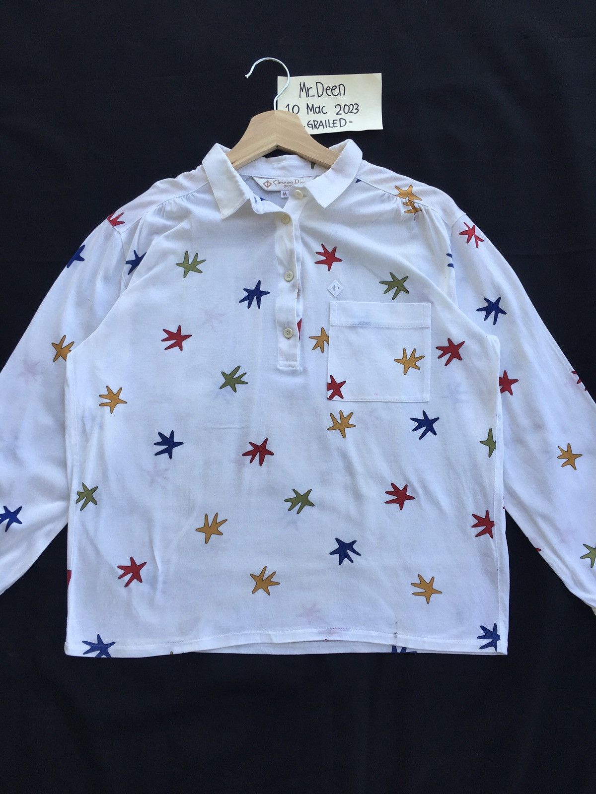 Christian Dior Monsieur Rare Vintage Christian Dior Sports Polo Shirt Size US M / EU 48-50 / 2 - 2 Thumbnail