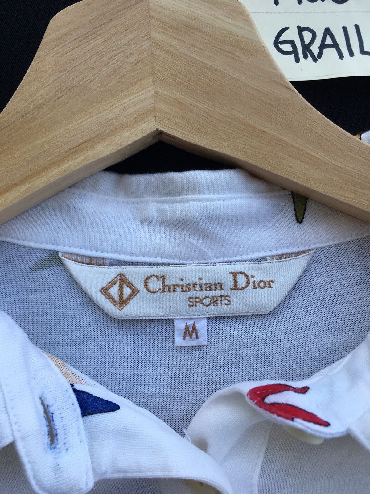 Christian Dior Monsieur Rare Vintage Christian Dior Sports Polo Shirt Size US M / EU 48-50 / 2 - 9 Thumbnail