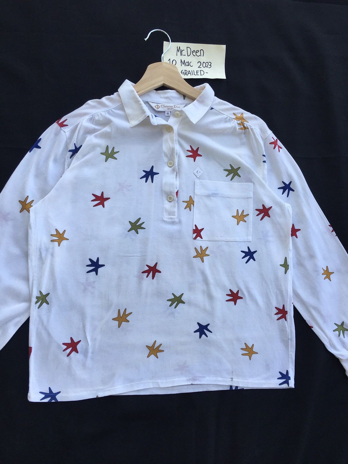 Christian Dior Monsieur Rare Vintage Christian Dior Sports Polo Shirt Size US M / EU 48-50 / 2 - 3 Thumbnail