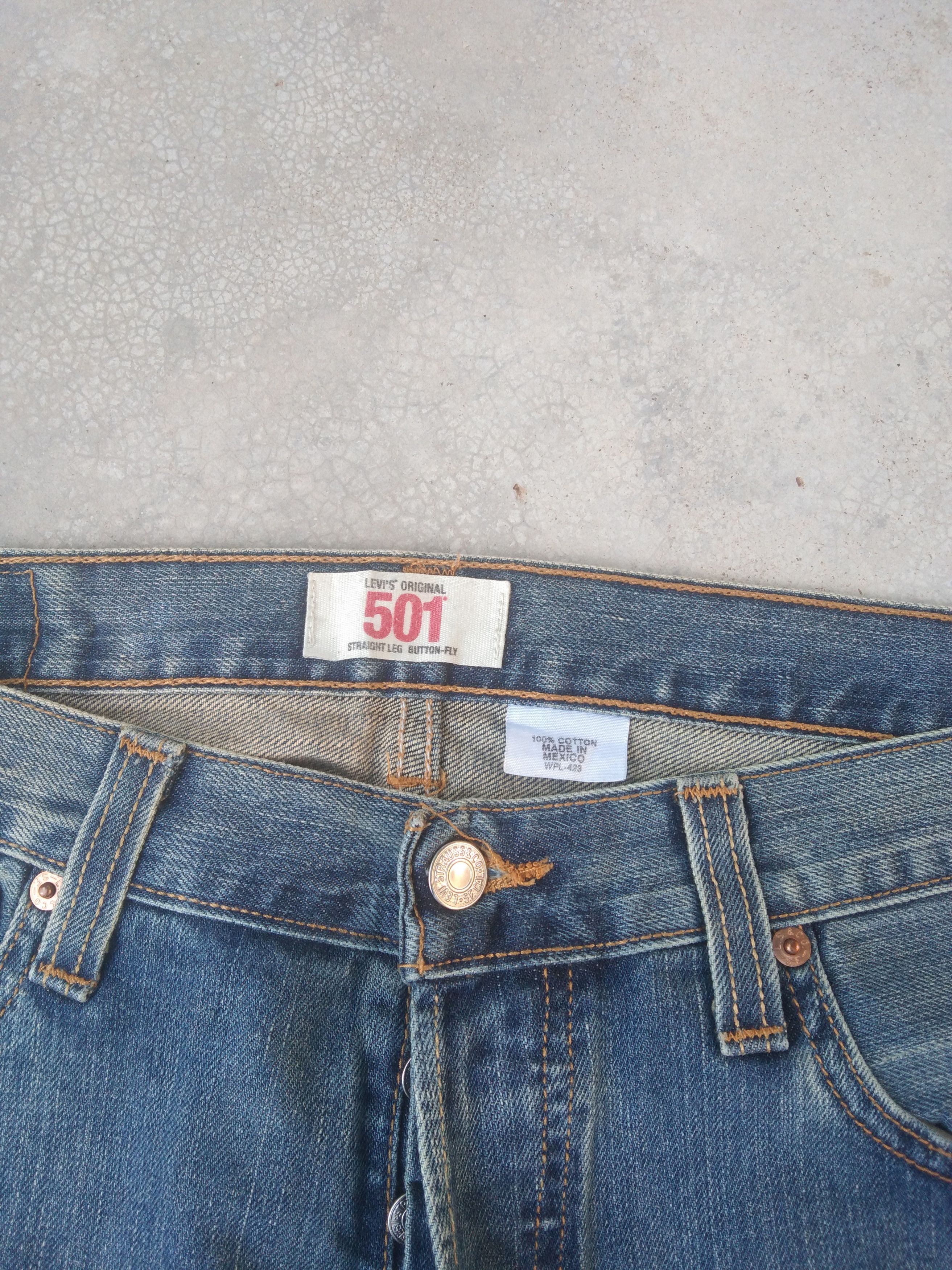Levi's Vintage Levi's 501 Straight Leg Jeans 34x29 Size US 34 / EU 50 - 5 Thumbnail