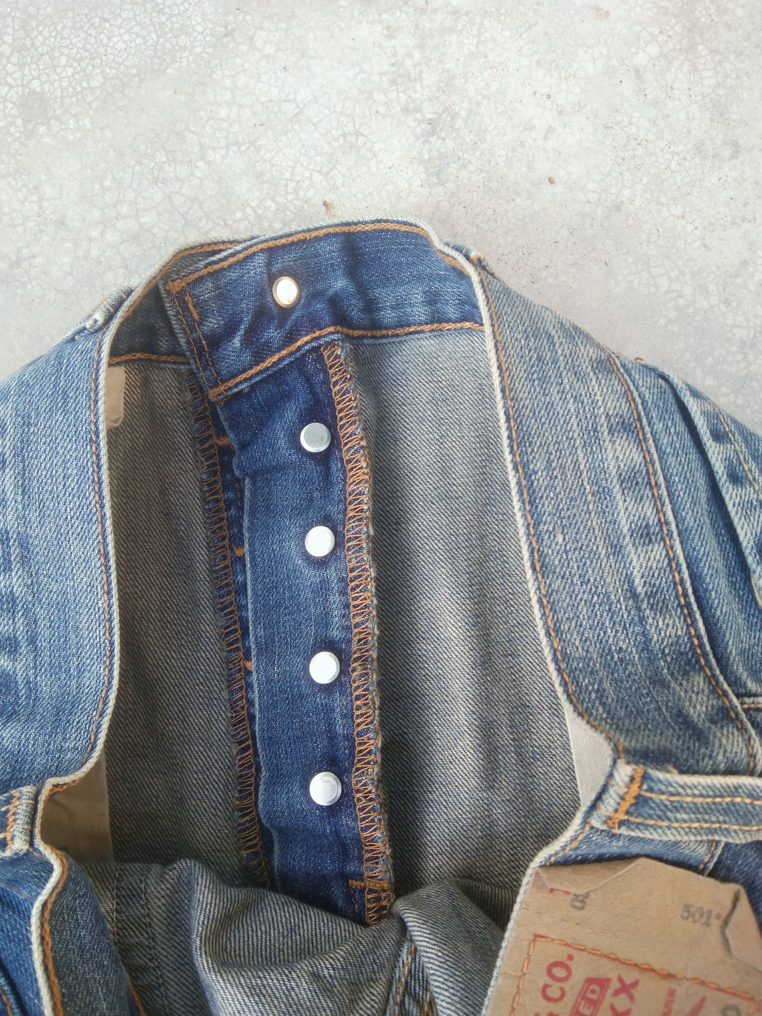 Levi's Vintage Levi's 501 Straight Leg Jeans 34x29 Size US 34 / EU 50 - 6 Thumbnail